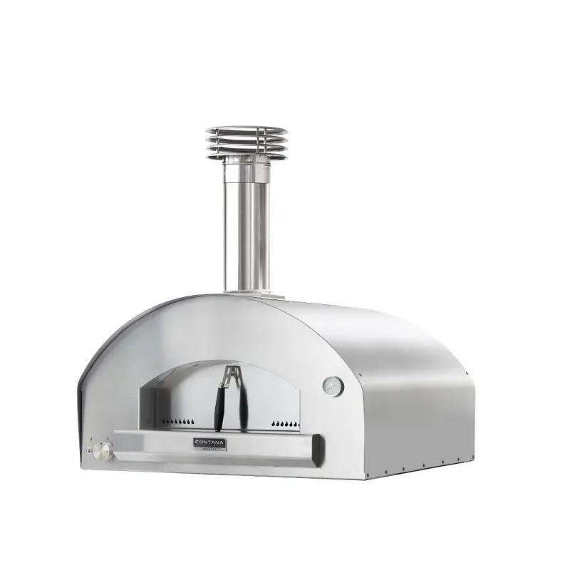 Fontana Forni Marinara Inox Gas Pizzaovn Bordmodel - Fontana Forni Pizzaovn  - 8033776080350