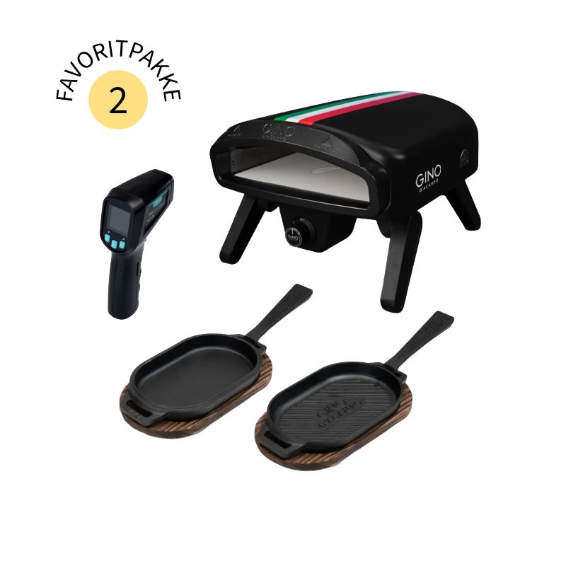 Sort Gino Acampo Modena Pizzaovn Mat Med Italiensk Flag Combo Deal - Gino Dacampo Pizzaovn  - 5060662360589