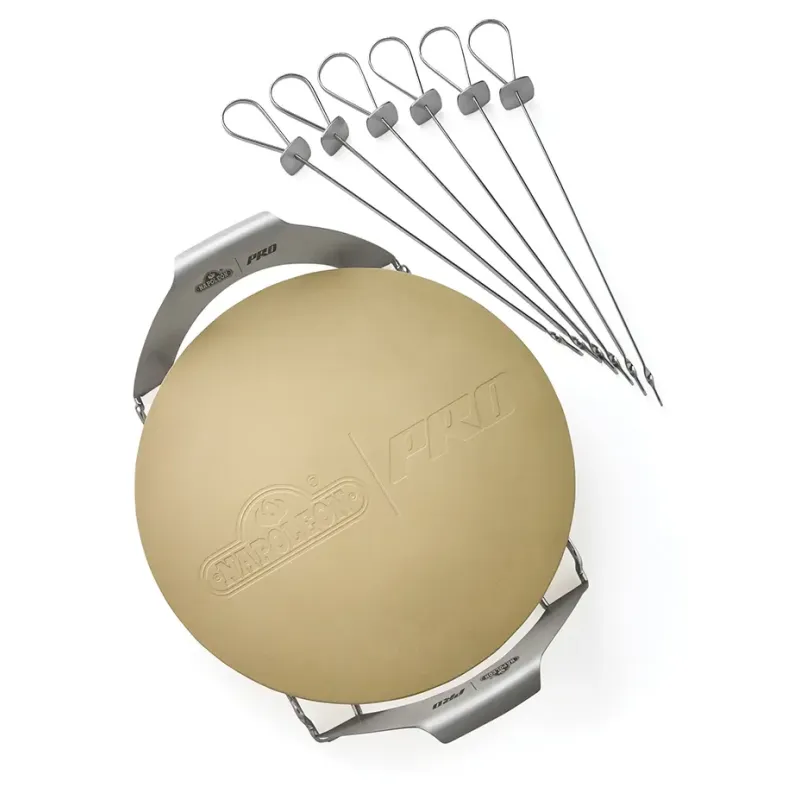 Napoleon Pro Pizzasten Med Grillspyd 70002 - Napoleon Pizzasten  - 629162700025