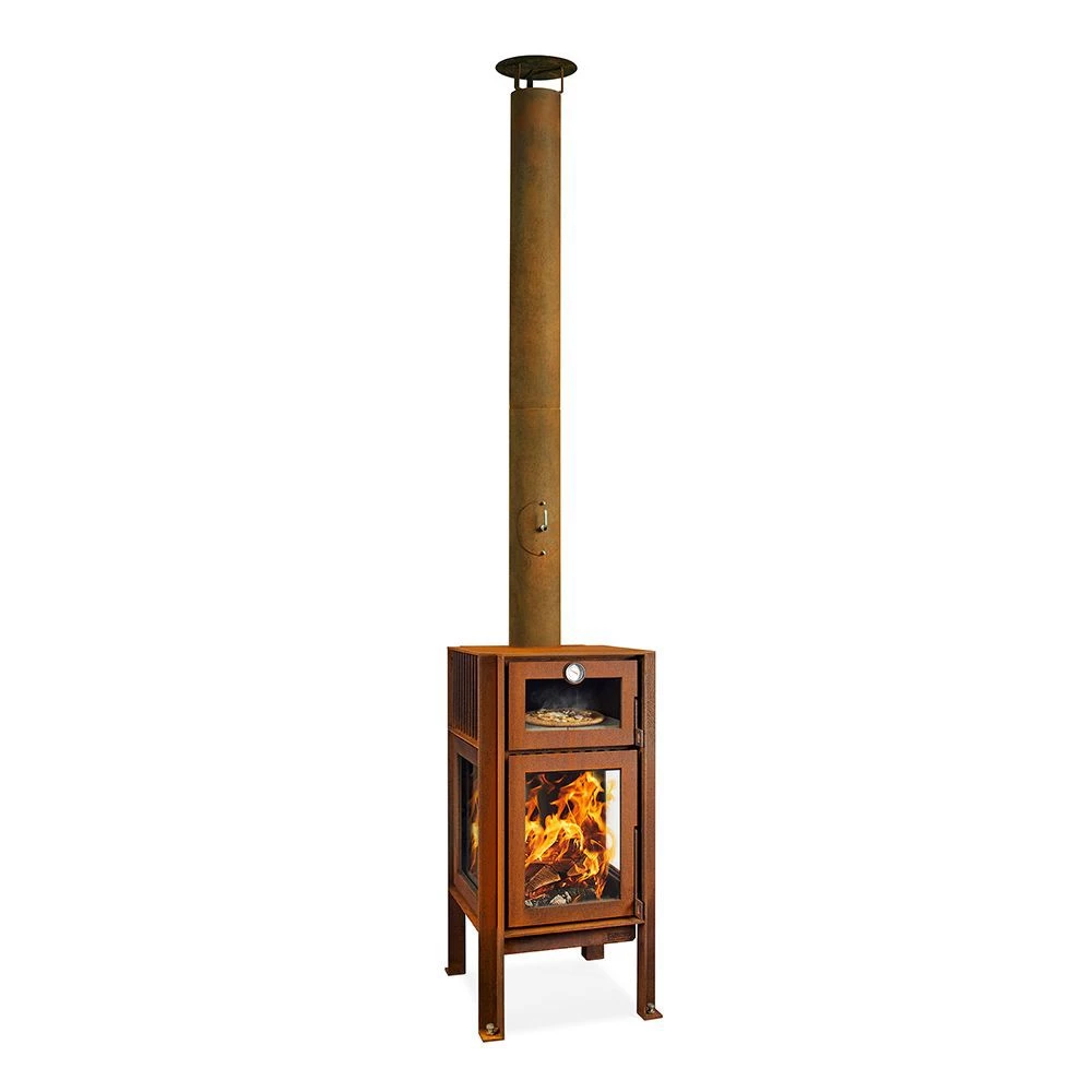 Corten (Rust) Quercus Havepejs Pizzaovn - Rb73 Pizzaovn