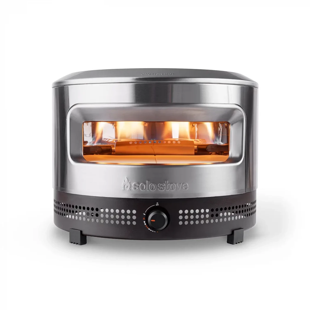 Sort|Rustfrit S Prime Pizzaovn - Solo Stove Pizzaovn