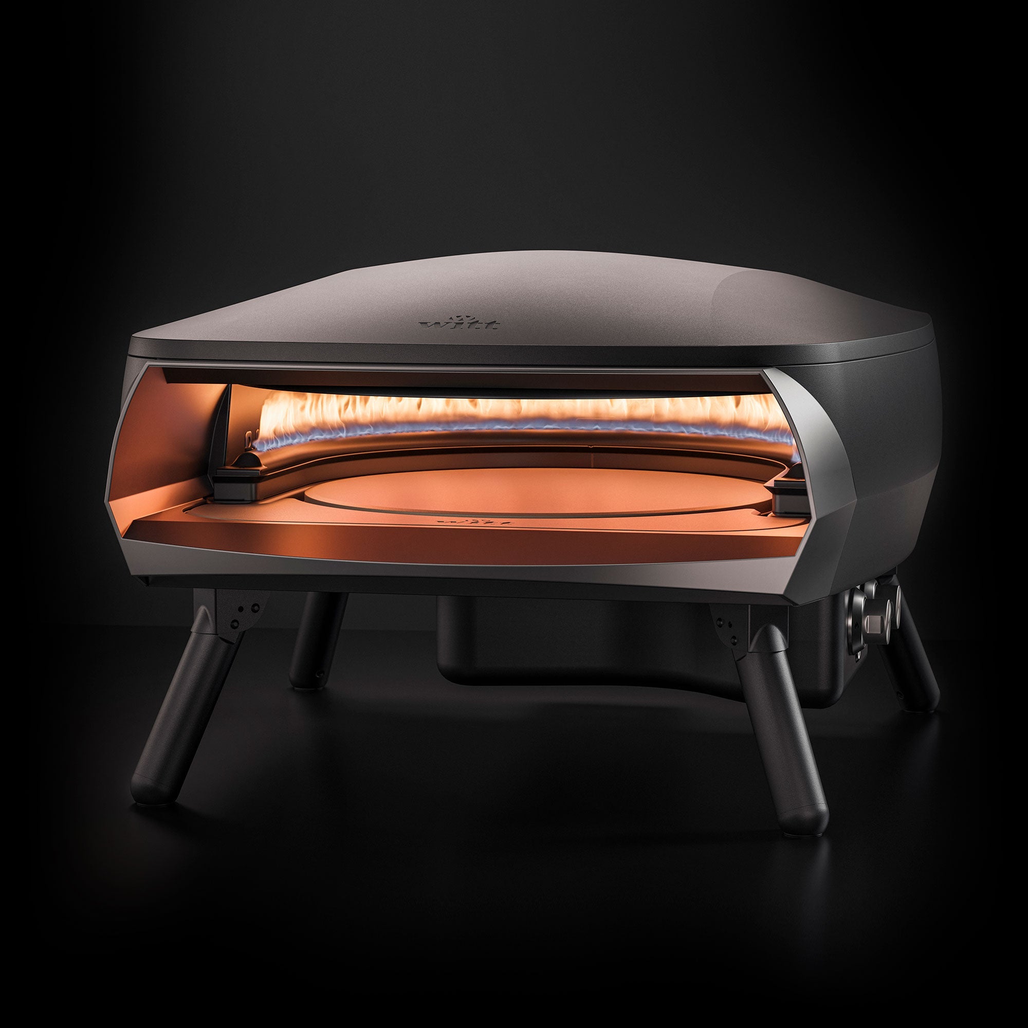 Grafit/Orange/S Witt Etna Rotante Pizzaovn - Witt Pizzaovn  - 5700002084248