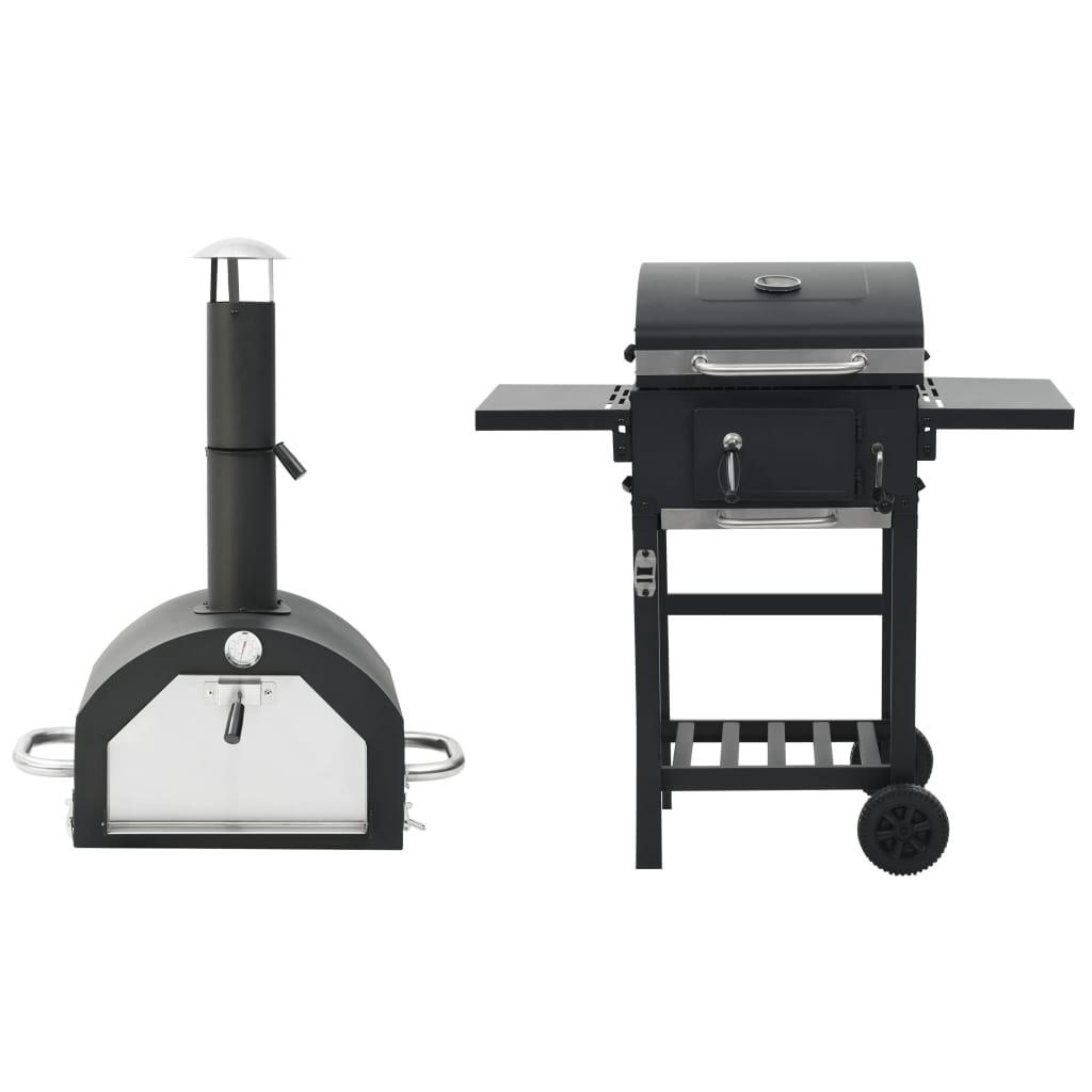 Sort Udendørs Pizzaovn Grill - Boligcenter Pizzaovn  - 8720286593974