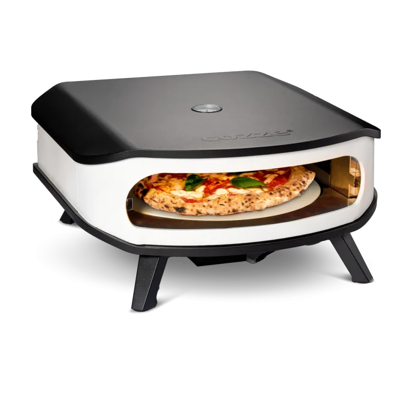 Cozze Pizzaovn Med Rotate Roterbar Pizzasten Led Lys Dør - Cozze Pizzasten  - 5708614904268