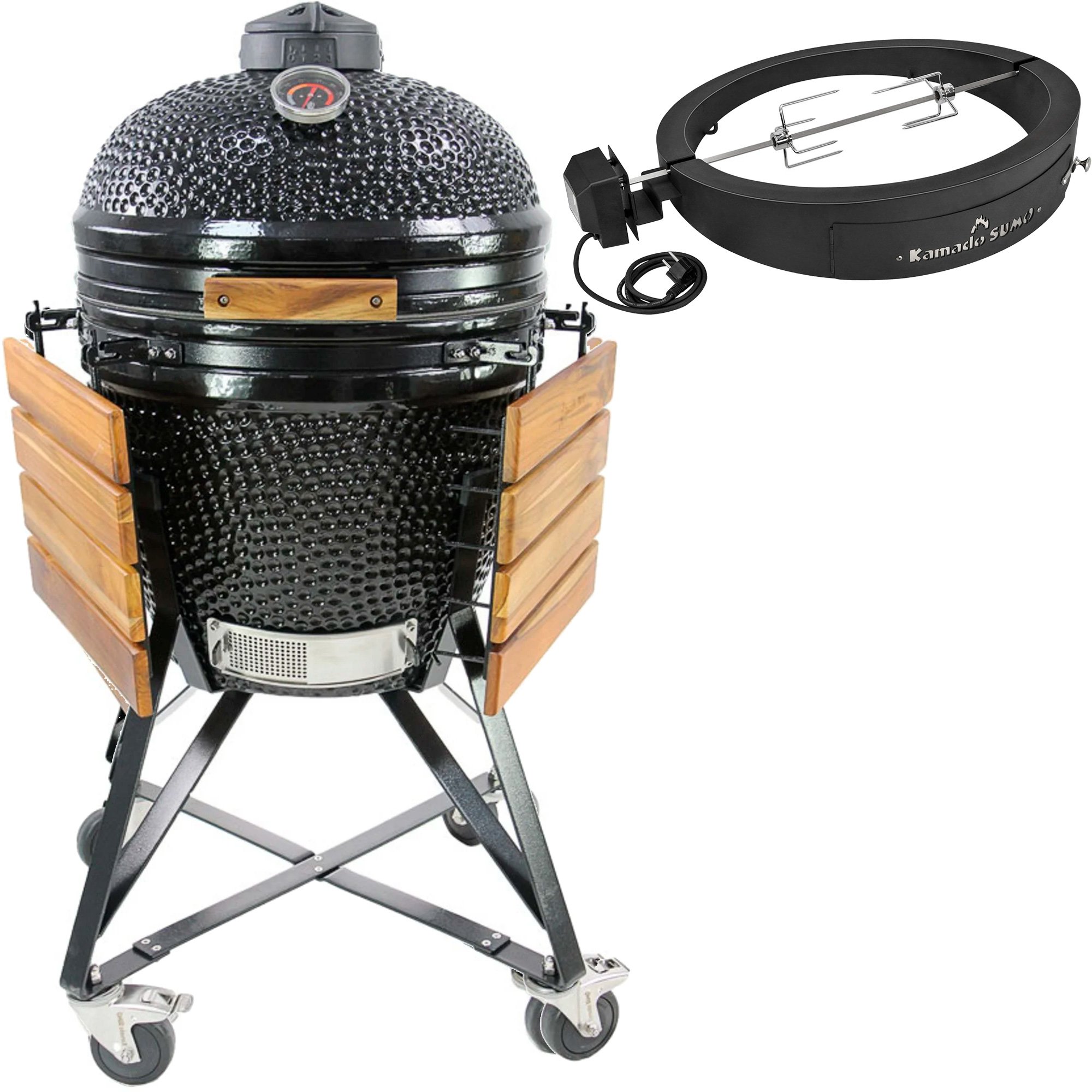Sort Sumo Midi Grillmesterens Rotisseri Pizzaovn - Kamado Sumo Pizzaovn