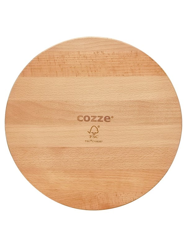 Cozze Pizzabræt Ø350x12 Bøgetræ - Cozze PizzaBræt  - 5708614903155