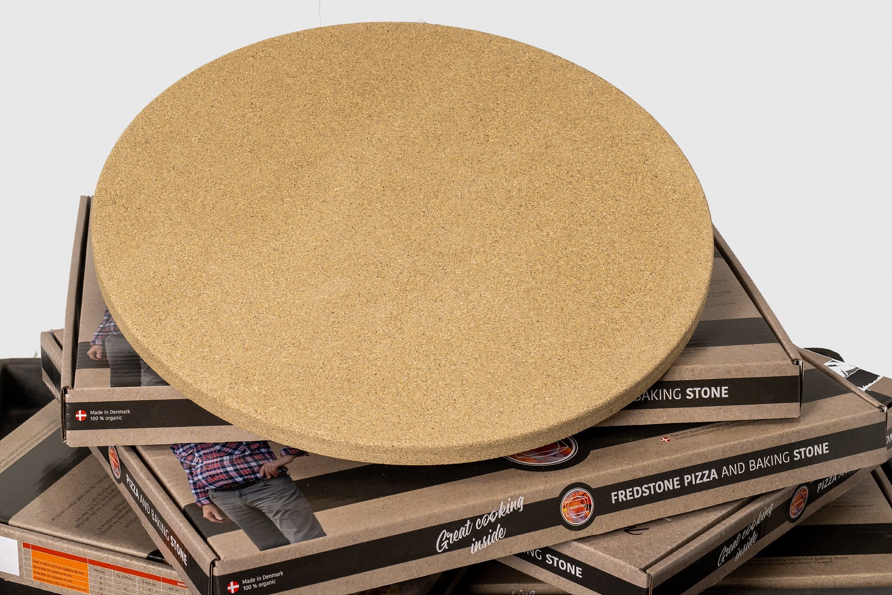 Fredstone Rund Bagesten Sortering - Pizzasten