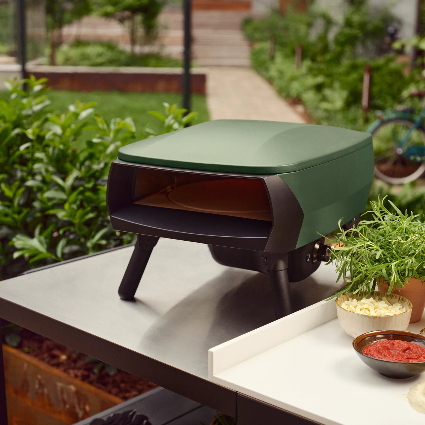 Grøn Witt Piccolo Rotatne Pizzaovn Green - Witt A/s Pizzaovn