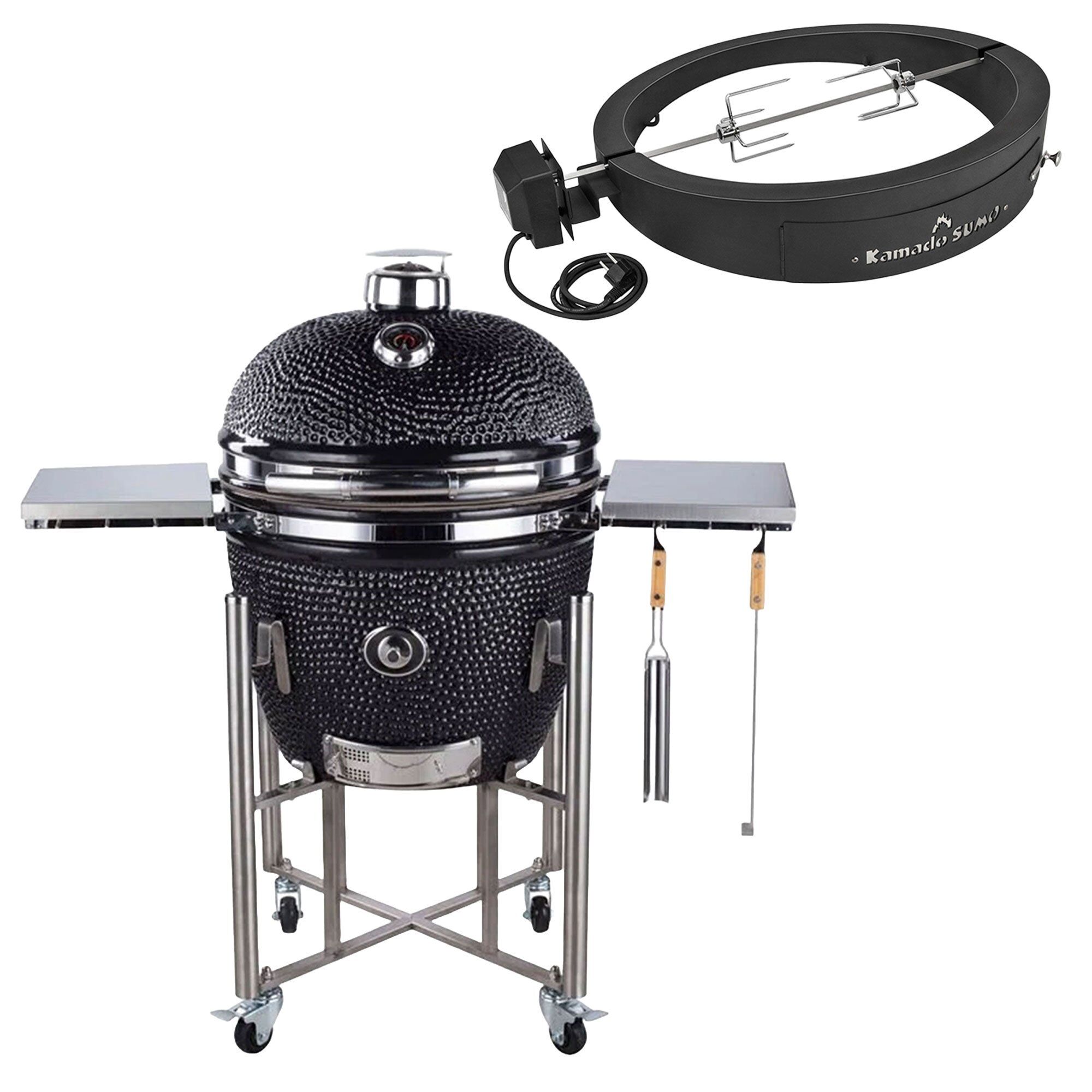 Signature Pro Grill Grillmesterens Rotisseri & Pizzaovn - Kamado Sumo Pizzaovn