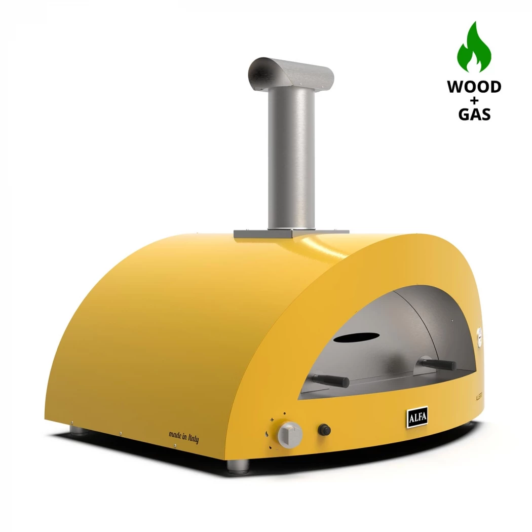 Gul Moderno Pizzaer Hybrid Pizzaovn - Alfa Forni Pizzaovn