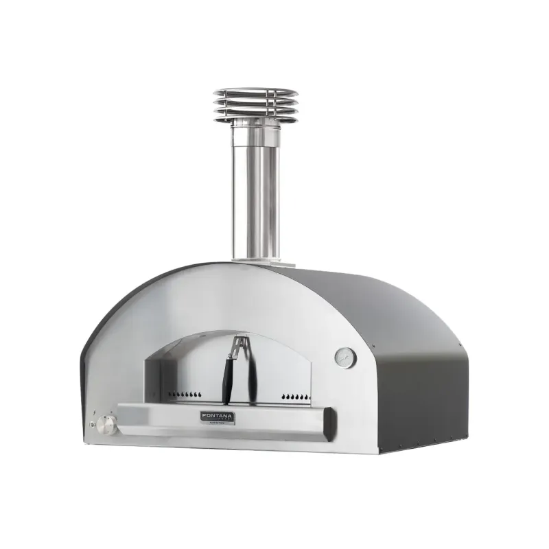 Fontana Forni Mangiafuoco Antracite Gas Pizzaovn Uden Vogn - Fontana Forni Pizzaovn  - 8033776078418