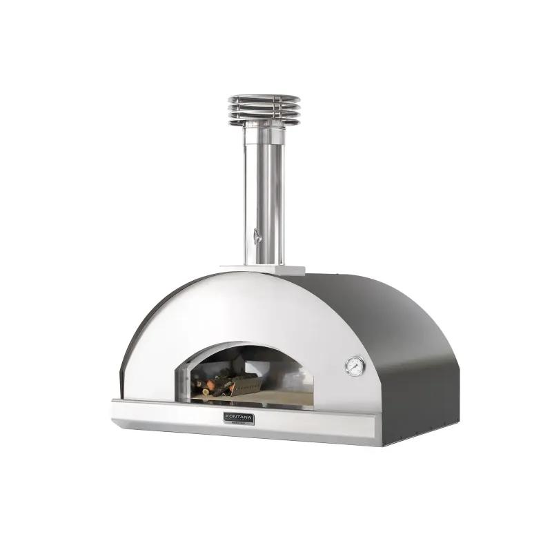 Fontana Forni Mangiafuoco Antracite Pizzaovn Uden Vogn - Fontana Forni Pizzaovn  - 8033776077275