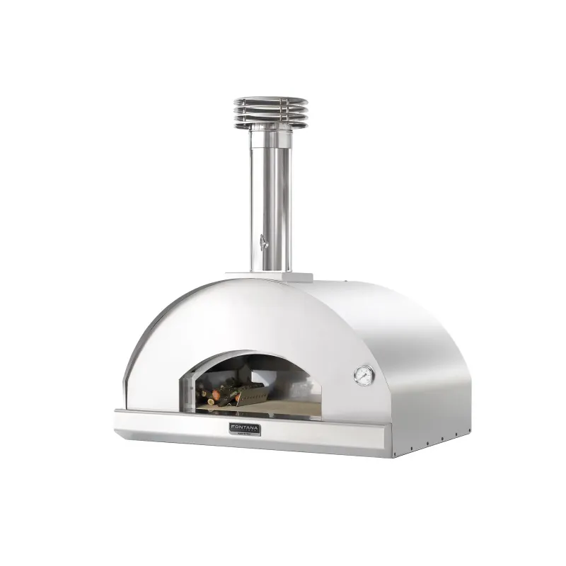 Fontana Forni Mangiafuoco Inox Pizzaovn Uden Vogn - Fontana Forni Pizzaovn  - 8033776073734