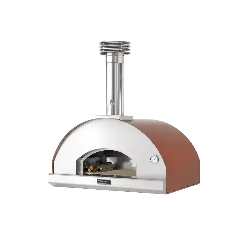 Fontana Forni Mangiafuoco Rosso Pizzaovn Uden Vogn - Fontana Forni Pizzaovn  - 8033776078333