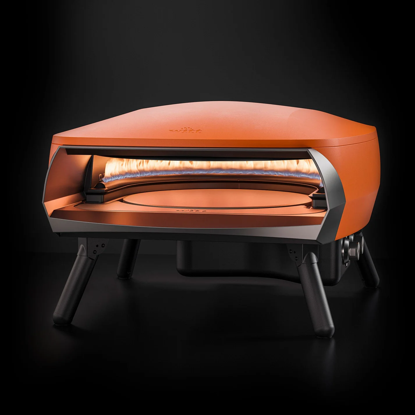 Etna Rotante Pizzaovn Orange Witt - Witt A/s Pizzaovn