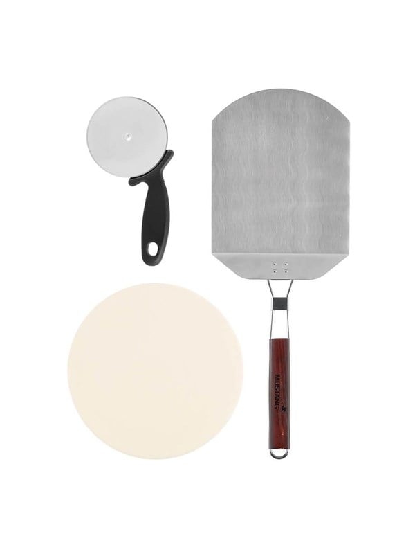 Mustang Pizza Baking Set - Mustang Pizzasten  - 6410416040240