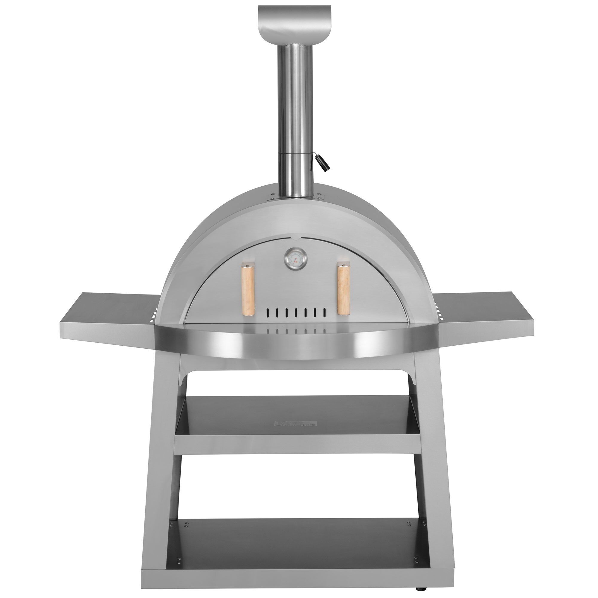 Rustfri Stål Pizzaovn Napoli Rustfrit Stål - Mustang Pizzaovn  - 6410413282131