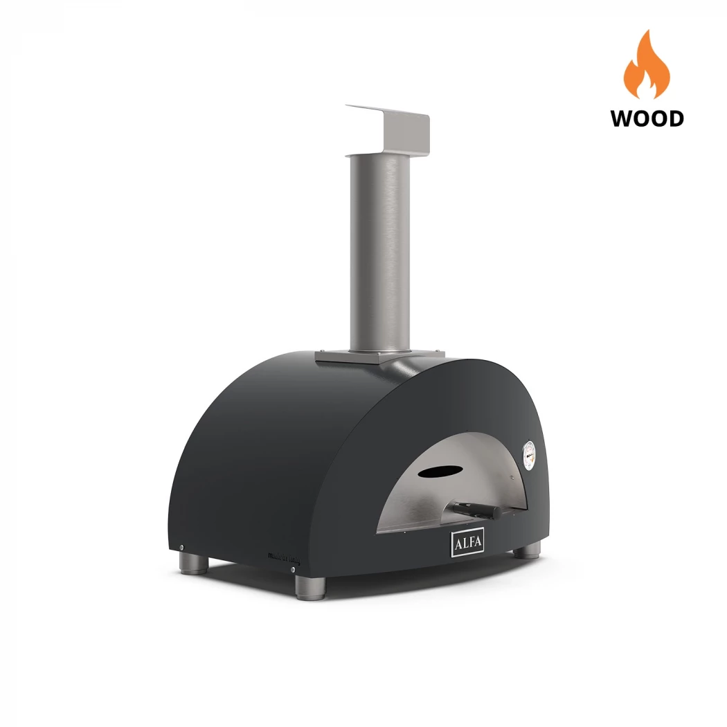 Grå Moderno Pizza Brændefyret Pizzaovn - Alfa Forni Pizzaovn