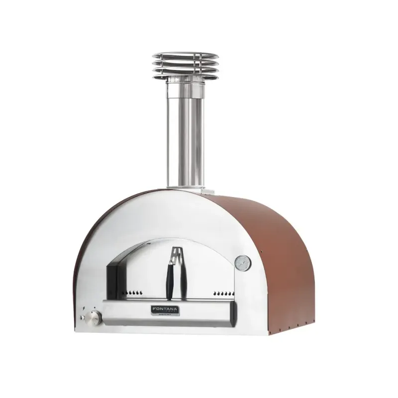 Fontana Forni Margherita Rosso Gas Pizzaovn Uden Vogn - Fontana Forni Pizzaovn  - 8033776078579