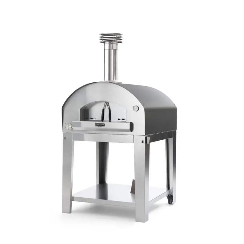 Fontana Forni Marinara Antracite Gas Pizzaovn Med Vogn - Fontana Forni Pizzaovn  - 8033776080282
