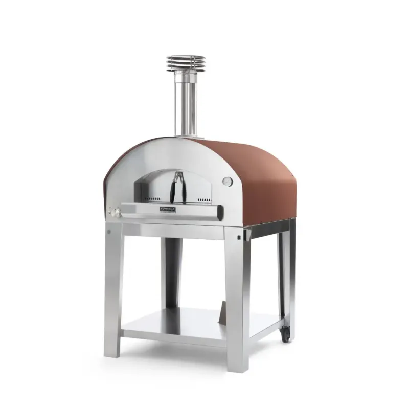 Fontana Forni Marinara Rosso Gas Pizzaovn Med Vogn - Fontana Forni Pizzaovn  - 8033776080299