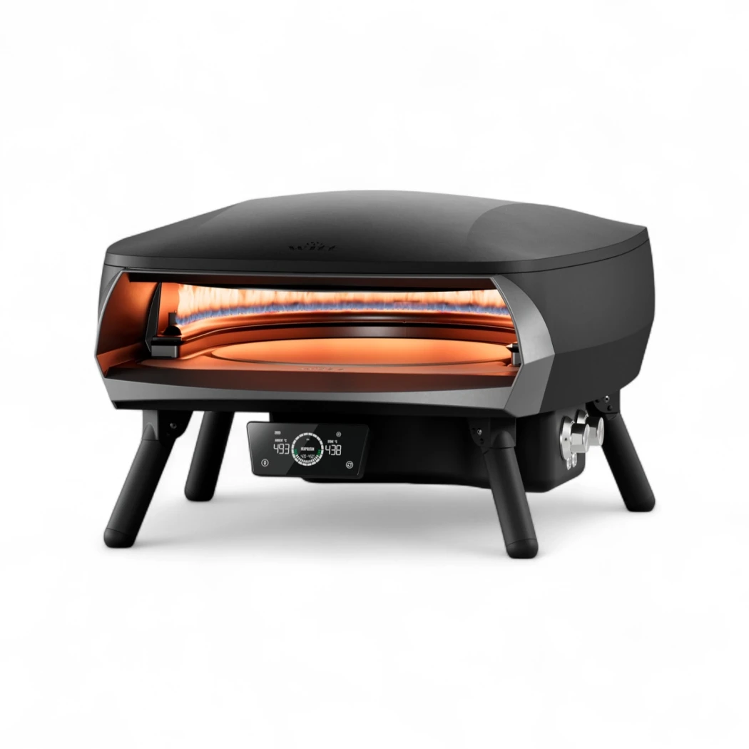 Sort Etna Rotante Control Gas Pizzaovn Med Touch Display - Witt Pizzaovn