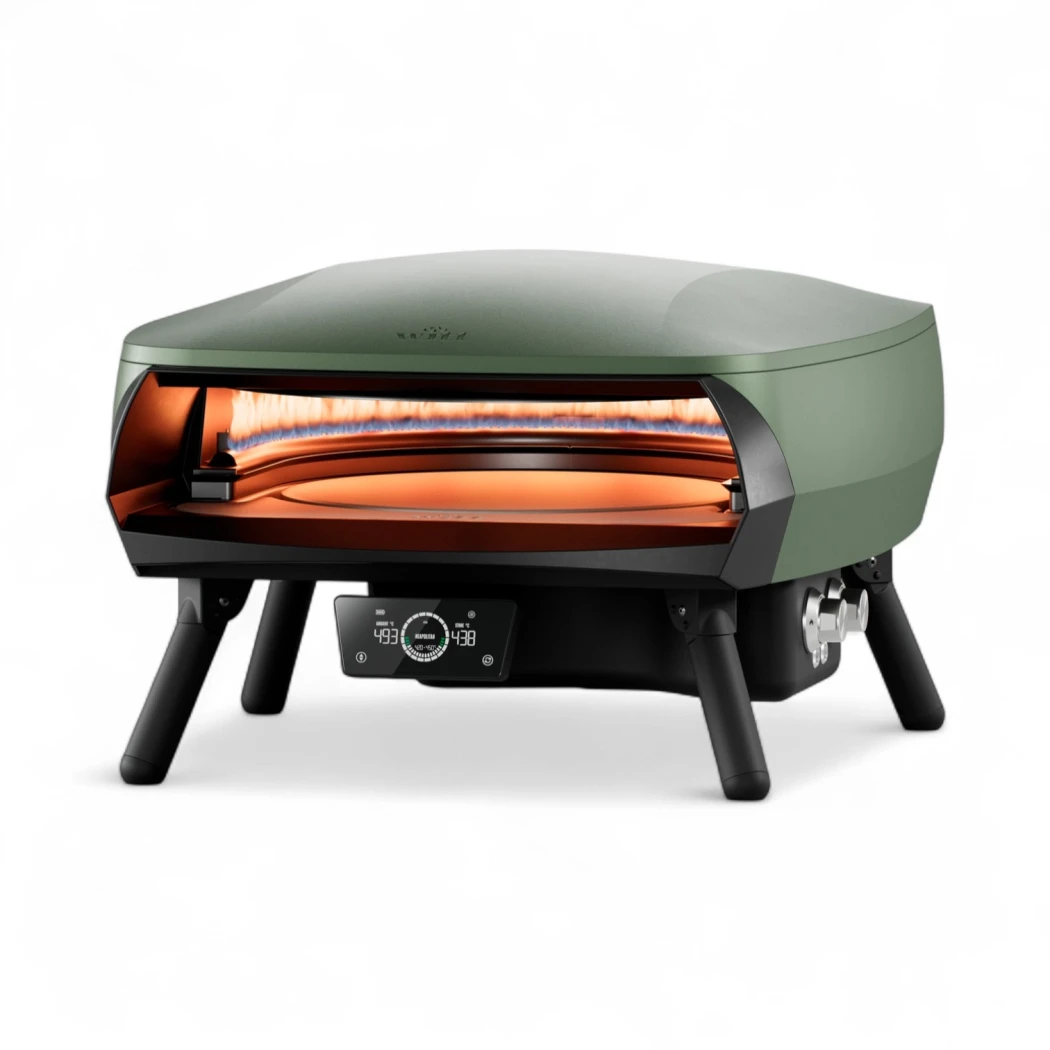 Grøn Etna Rotante Control Gas Pizzaovn Med Touch Display - Witt Pizzaovn